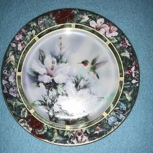 The Ruby-Throated Hummingbird by Lena Liu W. S. George Fine China circ. 1992 NEW